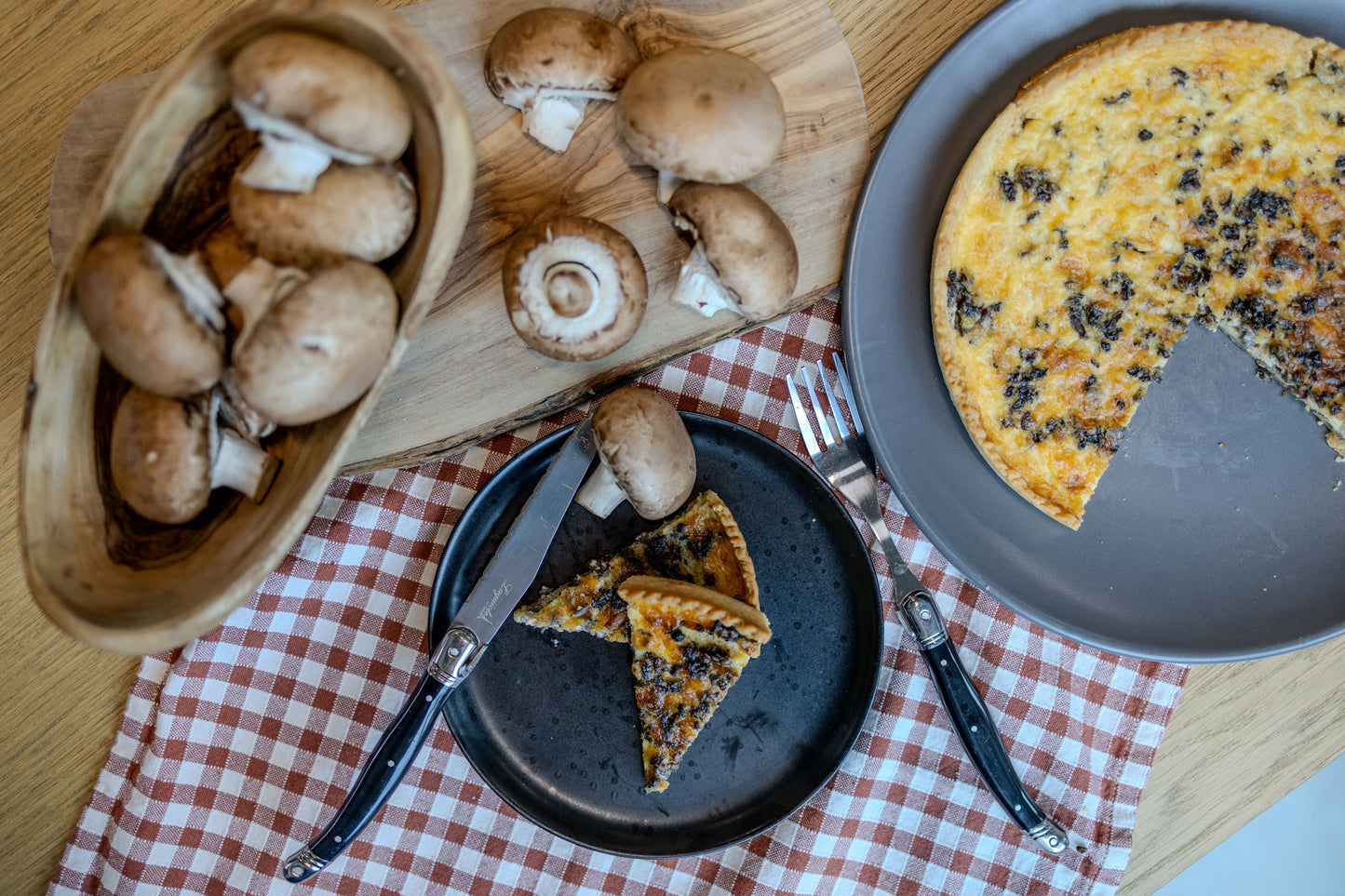Mushroom Quiche - 20cm
